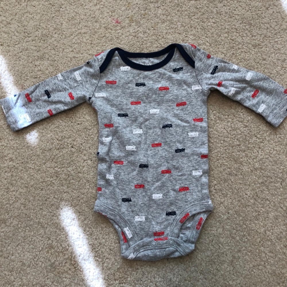 Fire truck onesie